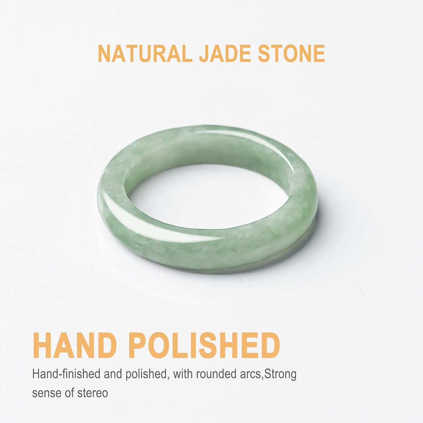 A Grade Natural Jade Band Ring™