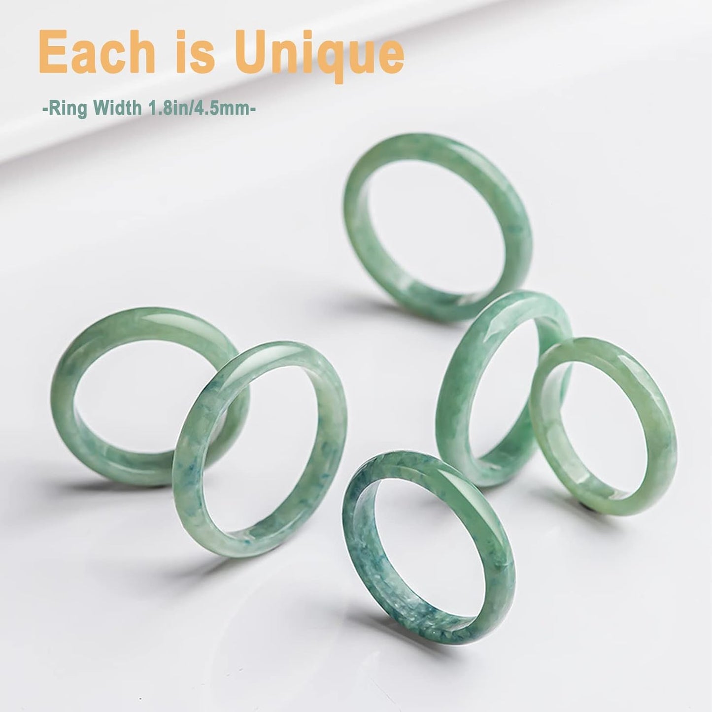 A Grade Natural Jade Band Ring™