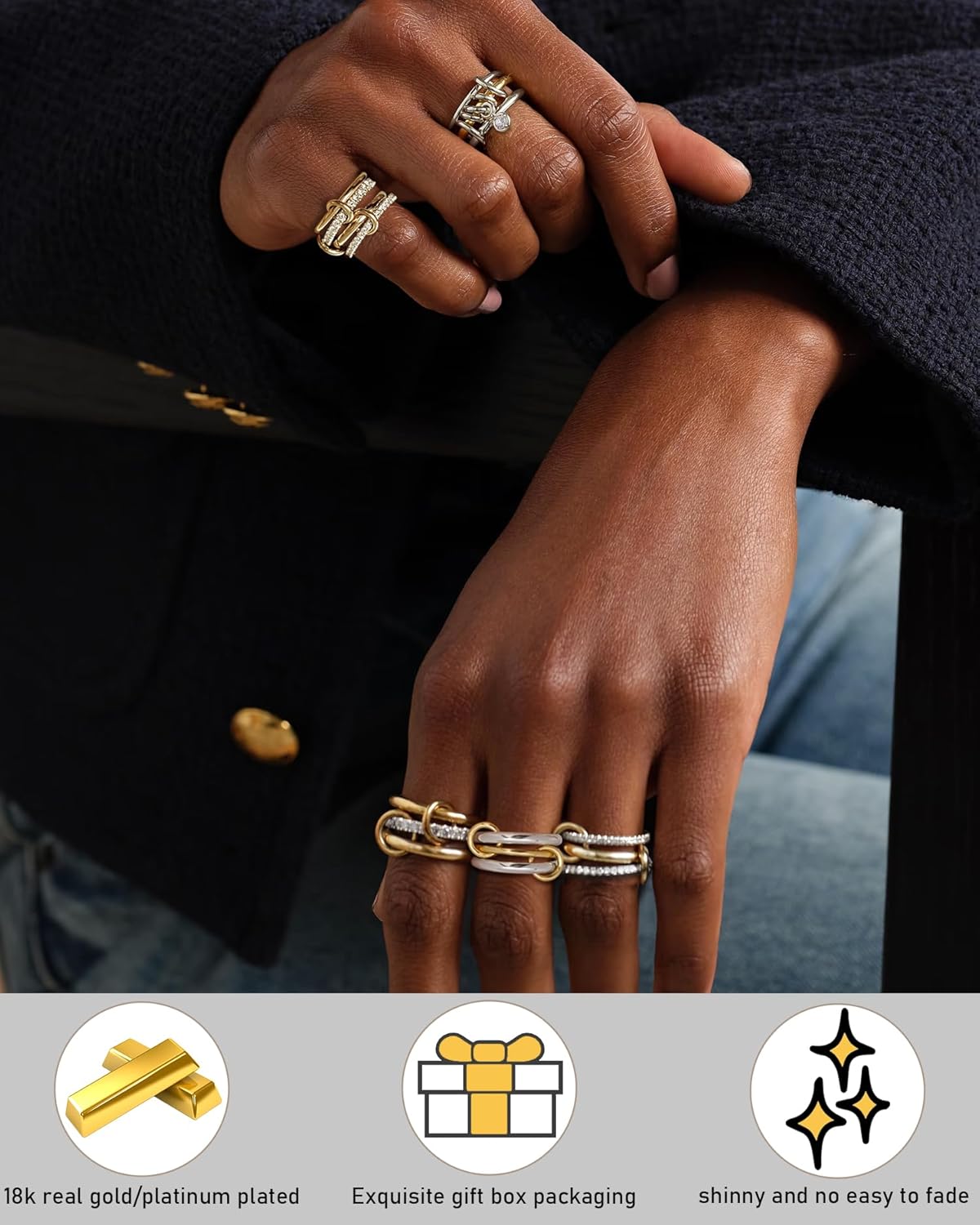 Elegant Stackable Ring Set™