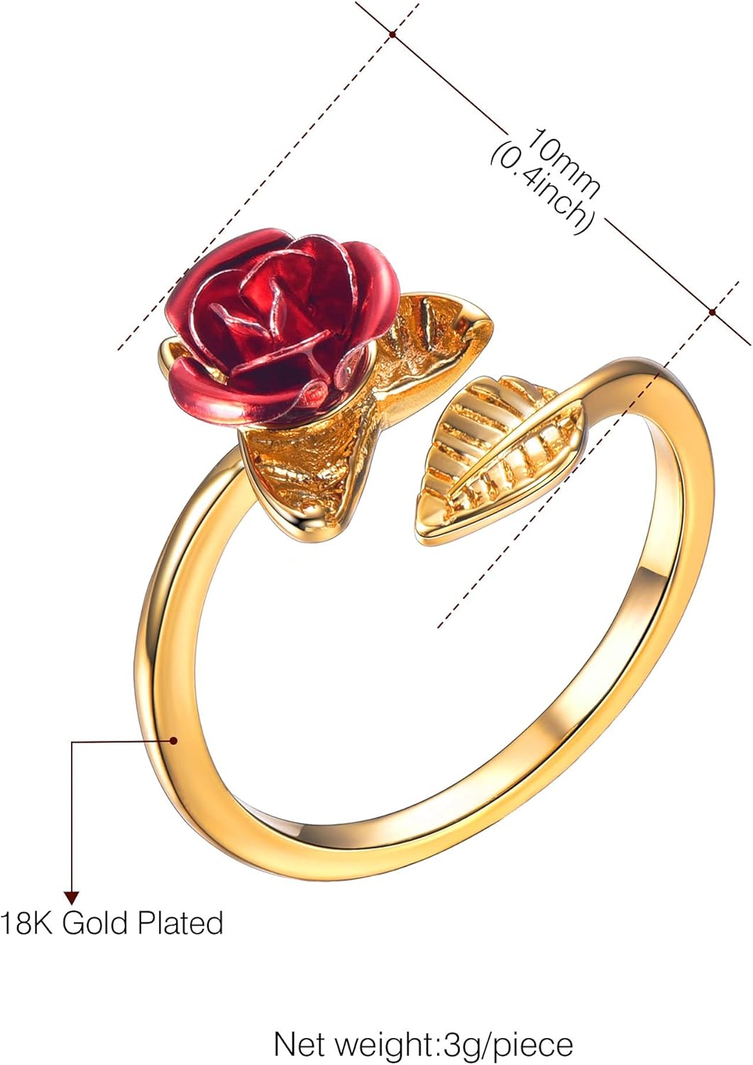 Eternal Rose Ring™ Adjustable