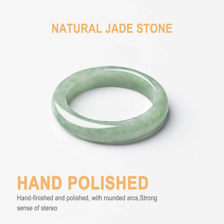 A Grade Natural Jade Band Ring™