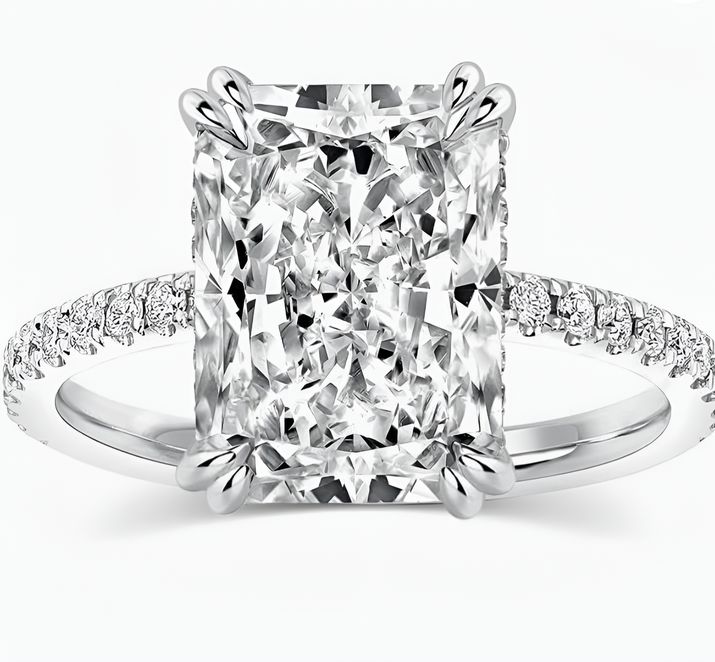 Zara - 4.4 Carat Radiant Ring