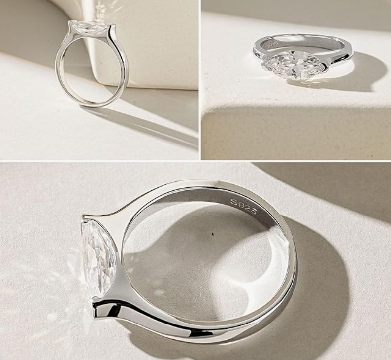 1 CT Marquise Ring